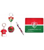 Kit 01Porta recado+01caneta+01chaveiro+01 mouse pad do Fluminense